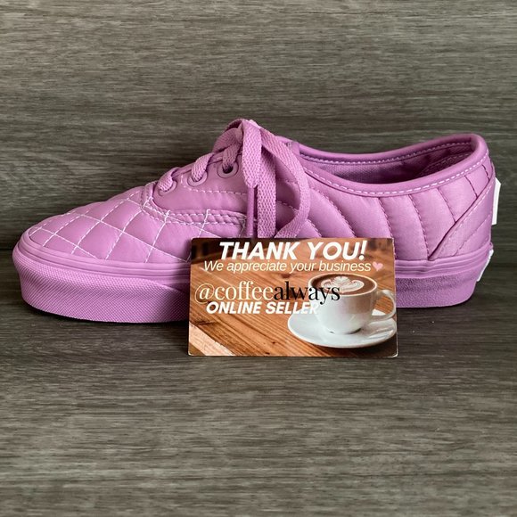 Vans x Opening Ceremony Quilted Orchid Purple Size 5 Women's NWB - Picture 5 of 10